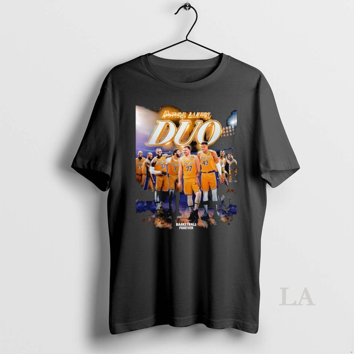 Original La Lakers Furture Duo Doncic And Giannis - Adult & Kids T-Shirts, Sweatshirts & Hoodies apparel design preview 1