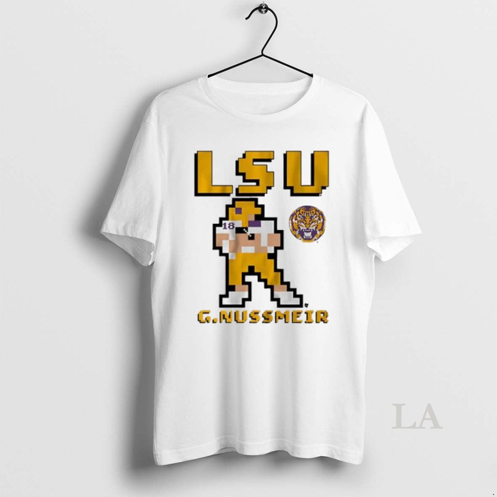 Original Lsu Football Garrett Nussmeier Retro Baller - Adult & Kids T-Shirts, Sweatshirts & Hoodies apparel design preview 1
