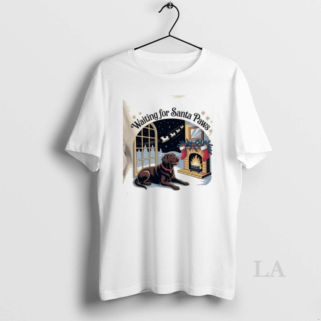 Original Labrador Santa Paws Christmas - Adult & Kids T-Shirts, Sweatshirts & Hoodies apparel design preview 1