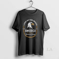 Original Land Of The Brave America Founded On Freedom - Adult & Kids T-Shirts, Sweatshirts & Hoodies apparel design preview 1