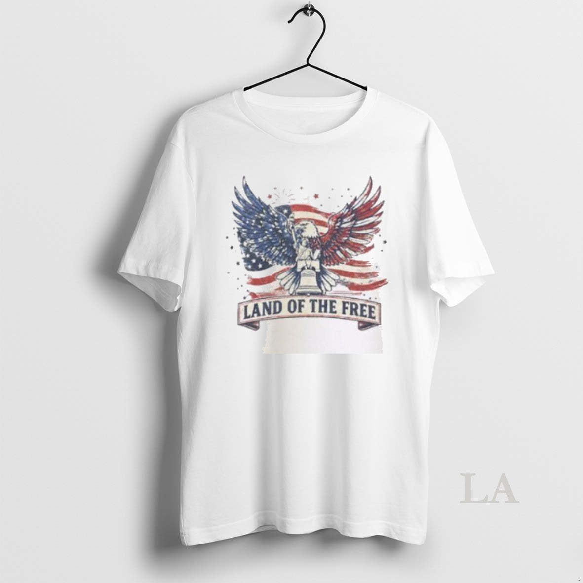 Original Land Of The Free Eagle Usa Flag - Adult & Kids T-Shirts, Sweatshirts & Hoodies apparel design preview 1