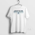 Original Land Of The Free Home Brave Since 1776 - Adult & Kids T-Shirts, Sweatshirts & Hoodies apparel design preview 1