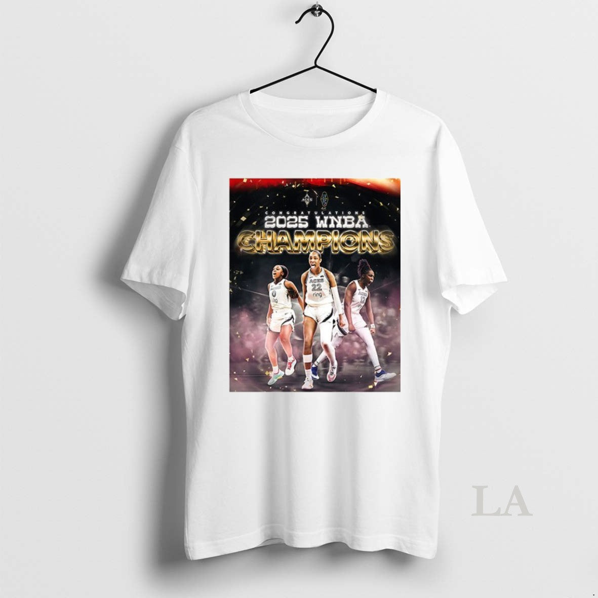 Original Las Vegas Aces Congratulations 2025 Wnba - Adult & Kids T-Shirts, Sweatshirts & Hoodies apparel design preview 1