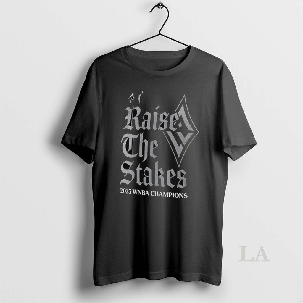 Original Las Vegas Aces Raise The Stakes Basketball - Adult & Kids T-Shirts, Sweatshirts & Hoodies apparel design preview 1