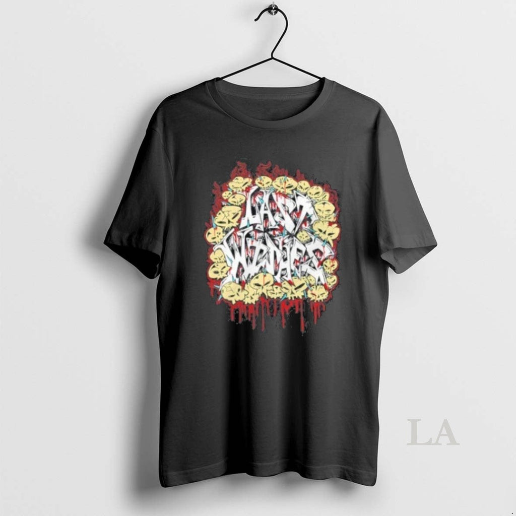 Original Last Wishes Skull Graffiti - Adult & Kids T-Shirts, Sweatshirts & Hoodies apparel design preview 1