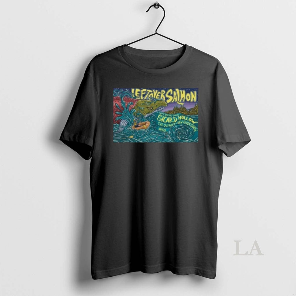 Original Leftover Salmon Oct 10 2025 The Outpost New - Adult & Kids T-Shirts, Sweatshirts & Hoodies apparel design preview 1