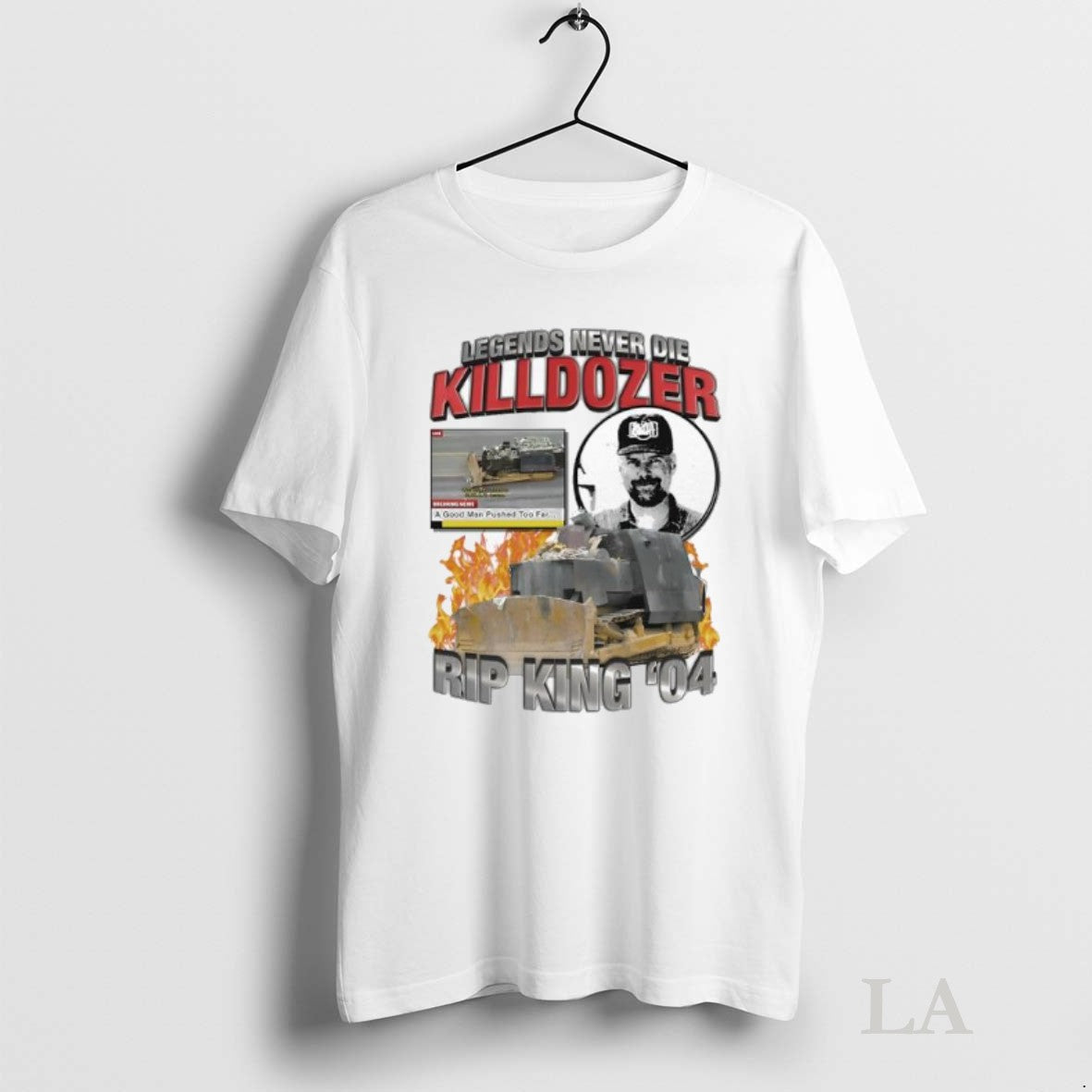 Original Legends Never Die Killdozer Rip King 04 - Adult & Kids T-Shirts, Sweatshirts & Hoodies apparel design preview 1