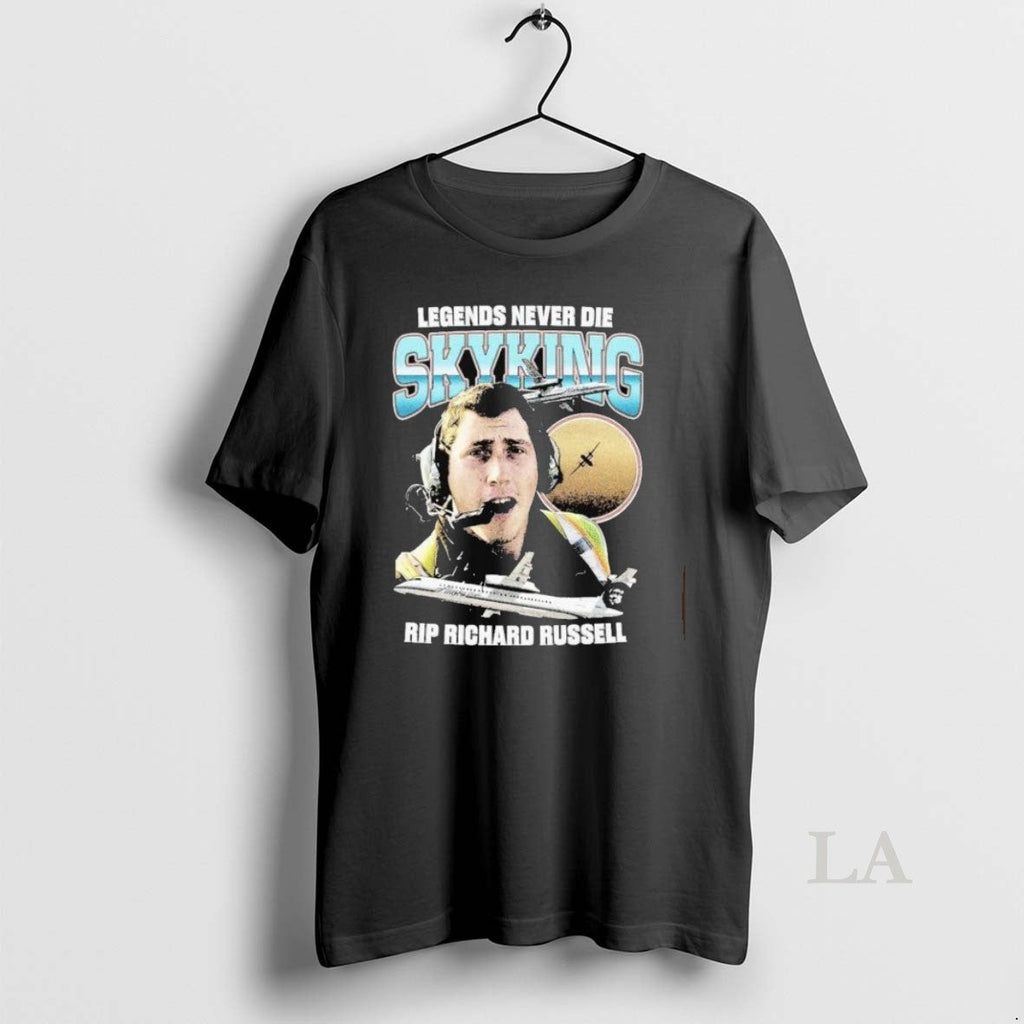 Original Legends Never Die Skyking Rip Richard - Adult & Kids T-Shirts, Sweatshirts & Hoodies apparel design preview 1