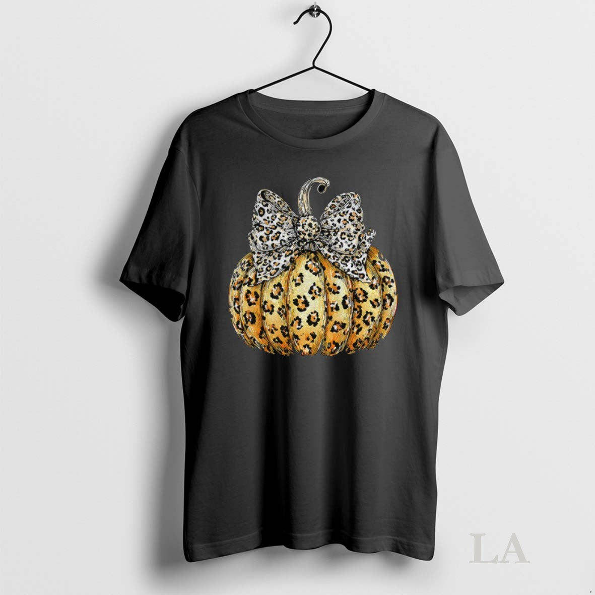 Original Leopard Pumpkin Preppy Ghost Boo Spooky - Adult & Kids T-Shirts, Sweatshirts & Hoodies apparel design preview 1