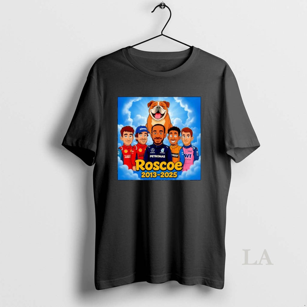 Original Lewis Hamilton Roscoe Chien De 2013 2025 - Adult & Kids T-Shirts, Sweatshirts & Hoodies apparel design preview 1