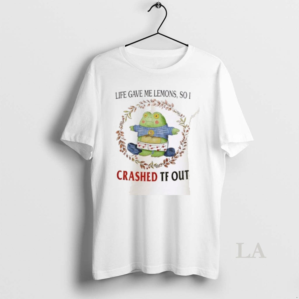 Original Life Gave Me Lemons So I Crashed Tf Out - Adult & Kids T-Shirts, Sweatshirts & Hoodies apparel design preview 1