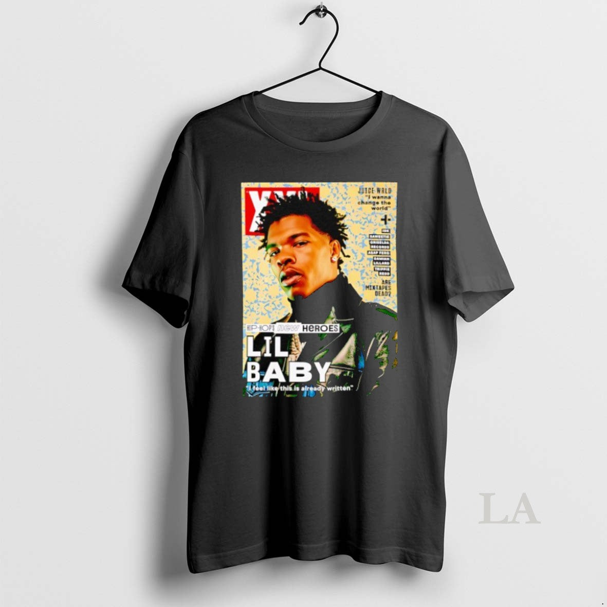 Original Lil Baby Hip Hops New Heroes Juice Wrld I - Adult & Kids T-Shirts, Sweatshirts & Hoodies apparel design preview 1