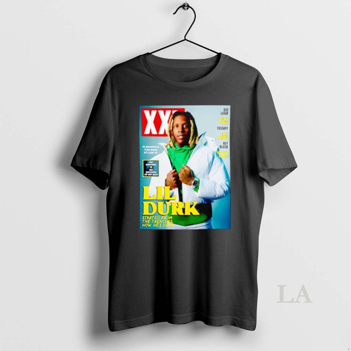 Original Lil Durk Started From The Trenches Now Hes - Adult & Kids T-Shirts, Sweatshirts & Hoodies apparel design preview 1