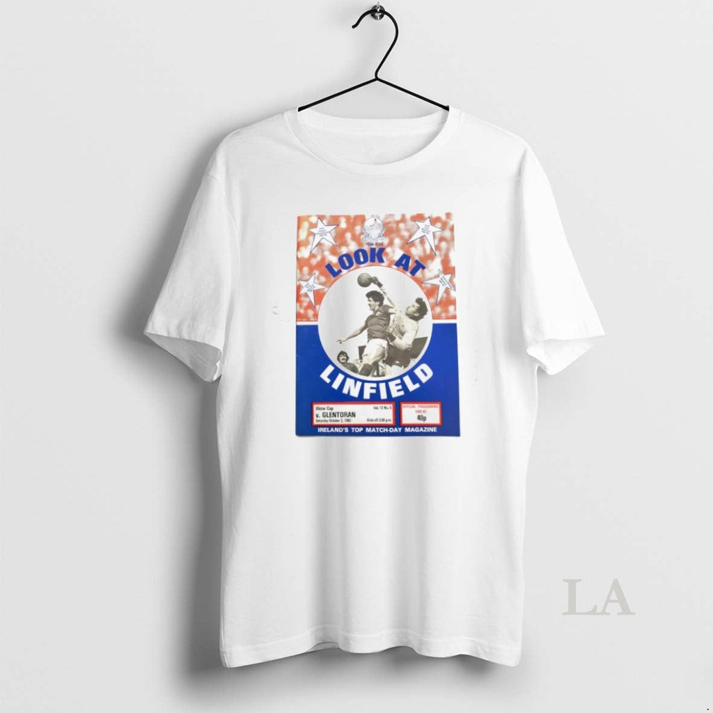 Original Linfield And Glentoran Look At Irelands Top - Adult & Kids T-Shirts, Sweatshirts & Hoodies apparel design preview 1