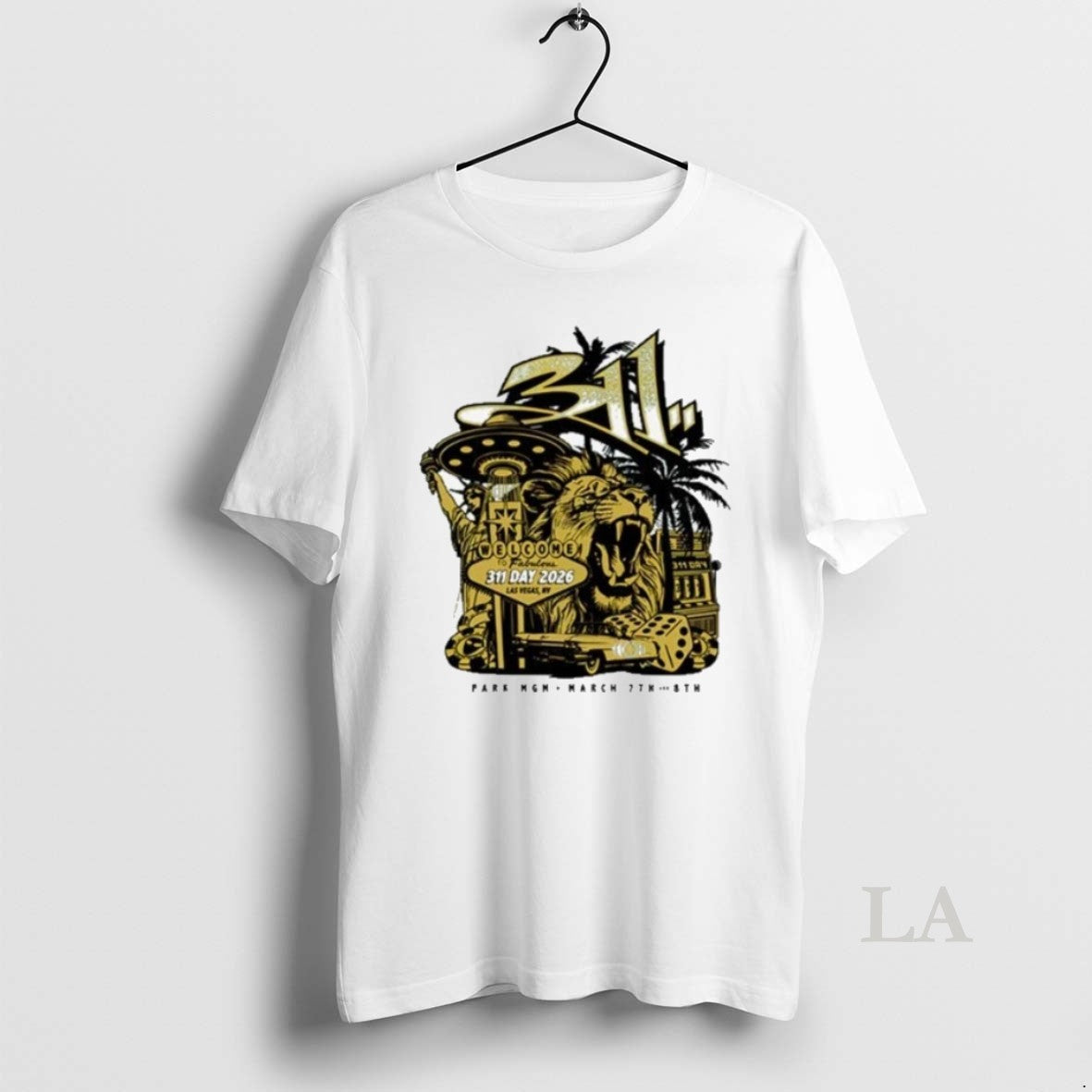 Original Lion 311 Day 2026 Vegas Park Ngn March 2025 - Adult & Kids T-Shirts, Sweatshirts & Hoodies apparel design preview 1