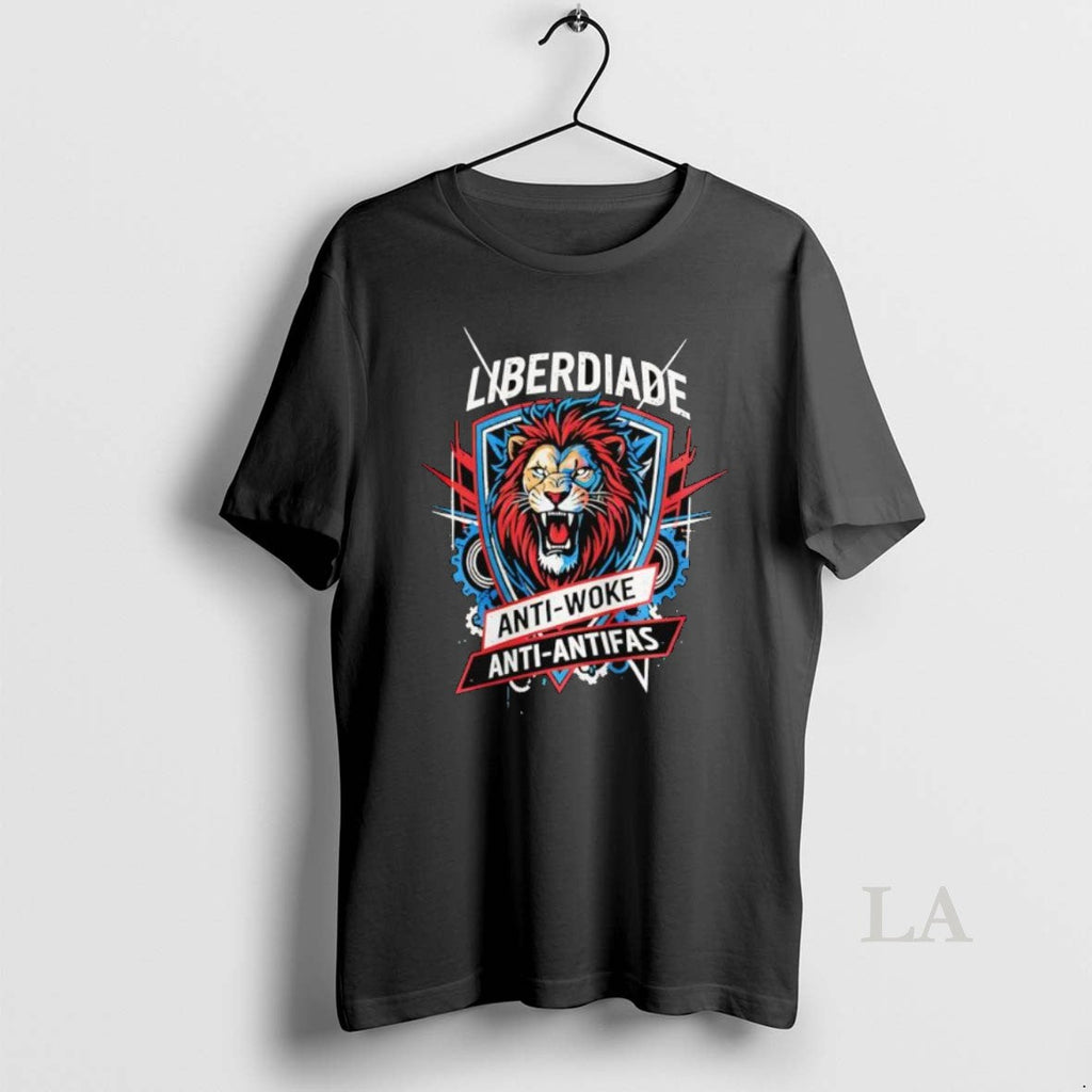 Original Lion Liberdiage Anti Woke Antifas - Adult & Kids T-Shirts, Sweatshirts & Hoodies apparel design preview 1