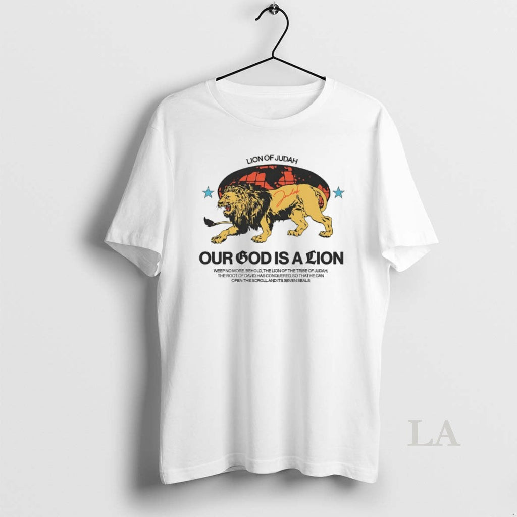 Original Lion Of Judah Our God Is A - Adult & Kids T-Shirts, Sweatshirts & Hoodies apparel design preview 1