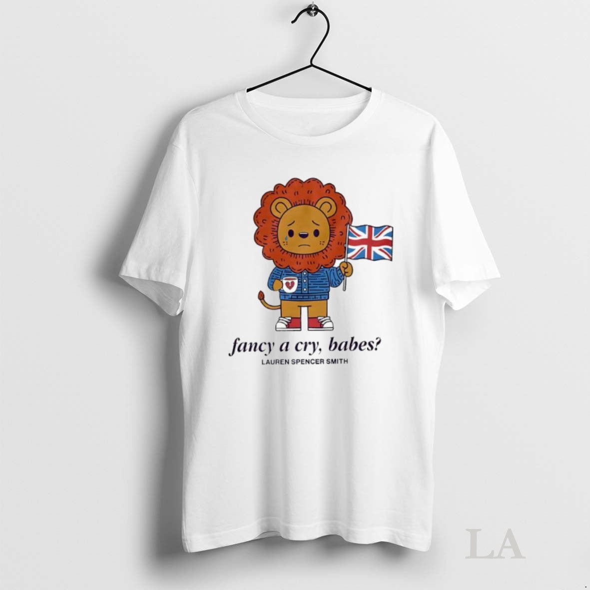 Original Lion With England Flag Fancy A Cry Babes - Adult & Kids T-Shirts, Sweatshirts & Hoodies apparel design preview 1