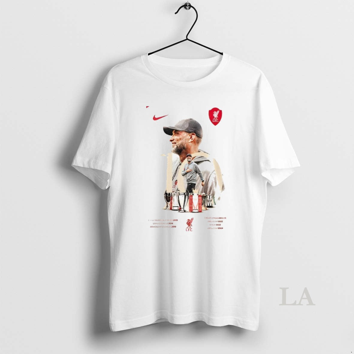 Original Liverpool Fc X Jurgen Klopp 10th Anniversary - Adult & Kids T-Shirts, Sweatshirts & Hoodies apparel design preview 1