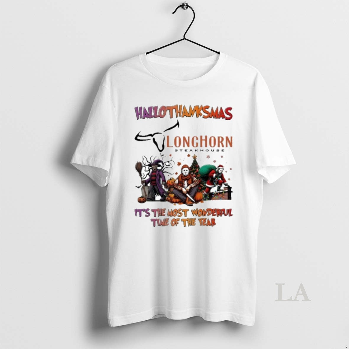 Original Longhorn Steakhouse Horror Film - Adult & Kids T-Shirts, Sweatshirts & Hoodies apparel design preview 1