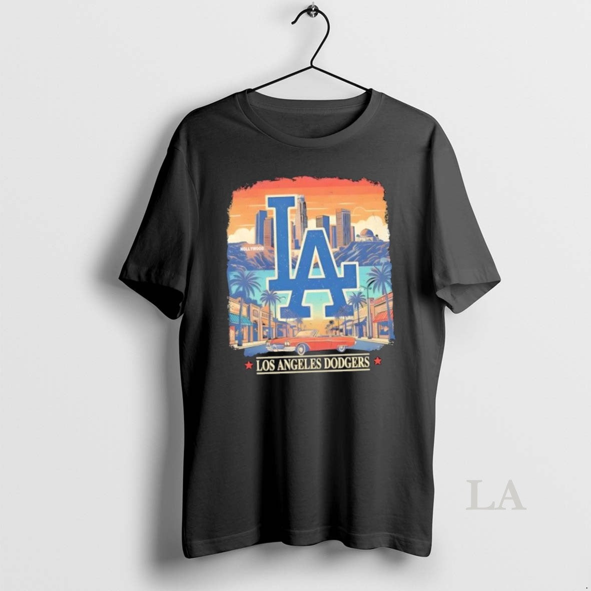 Original Los Angeles Dodgers Baseball Beverly Sunset - Adult & Kids T-Shirts, Sweatshirts & Hoodies apparel design preview 1