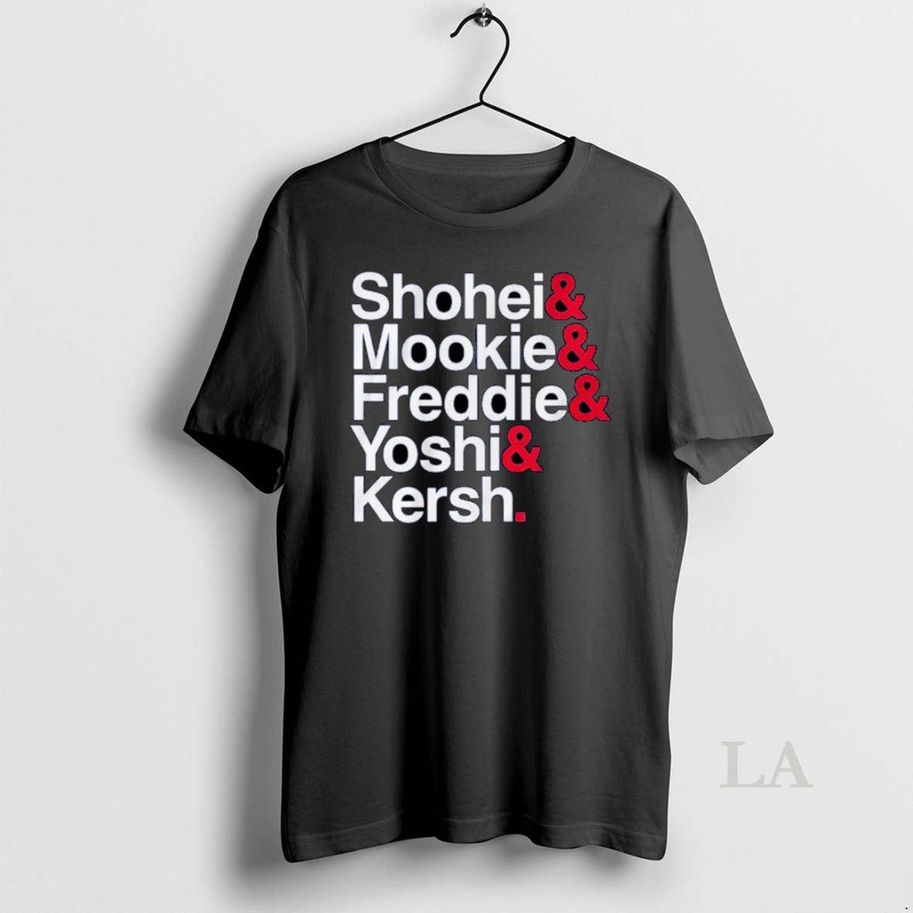 Original Los Angeles Dodgers Mlb Ampersand Stars - Adult & Kids T-Shirts, Sweatshirts & Hoodies apparel design preview 1