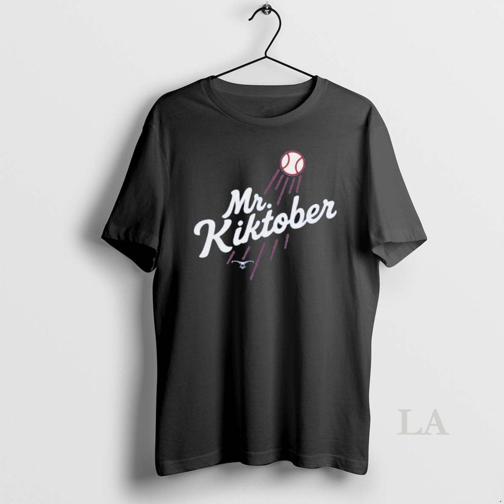 Original Los Angeles Dodgers Mr Kiktober - Adult & Kids T-Shirts, Sweatshirts & Hoodies apparel design preview 1