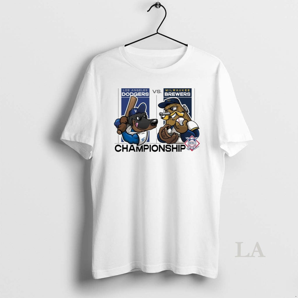 Original Los Angeles Dodgers Vs Milwaukee Brewers - Adult & Kids T-Shirts, Sweatshirts & Hoodies apparel design preview 1