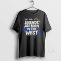Original Los Angeles Dodgers Legends Are Born In The - Adult & Kids T-Shirts, Sweatshirts & Hoodies apparel design preview 1