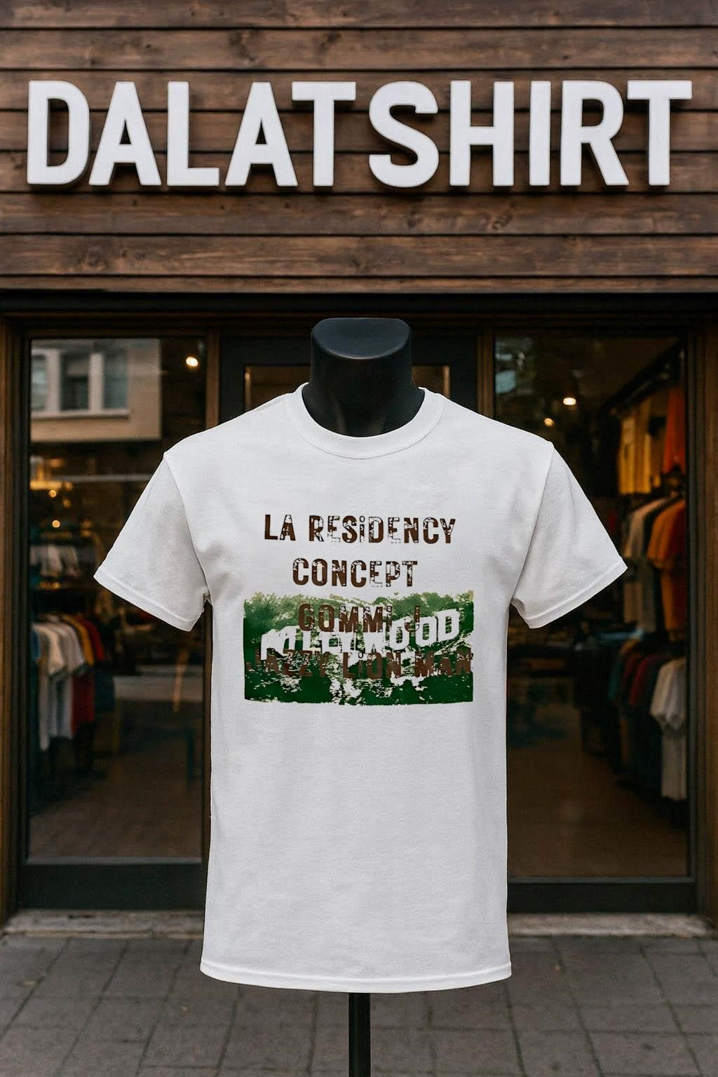 Original Los Angeles Residency Concept Hollywood - Adult & Kids T-Shirts, Sweatshirts & Hoodies apparel design preview 1