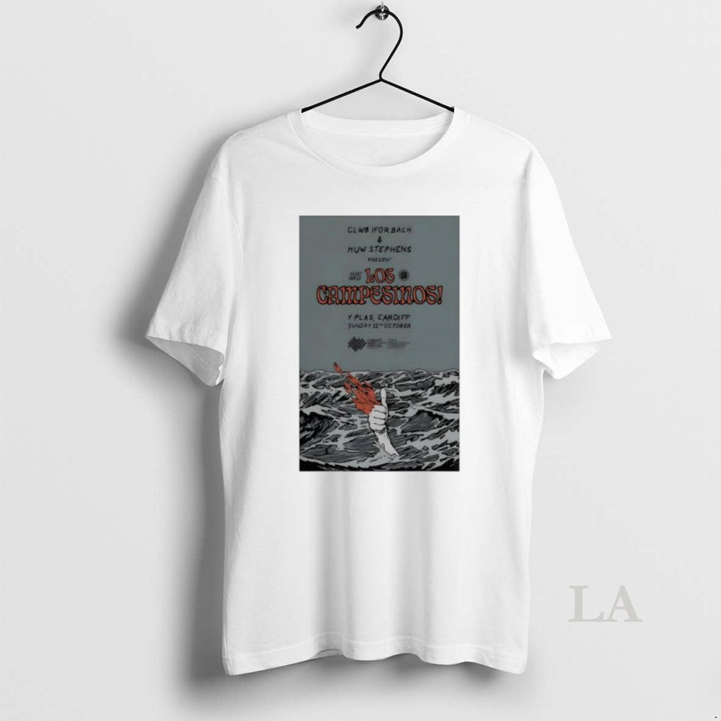 Original Los Campesinos Ctober 12th 2025 Cardiff - Adult & Kids T-Shirts, Sweatshirts & Hoodies apparel design preview 1