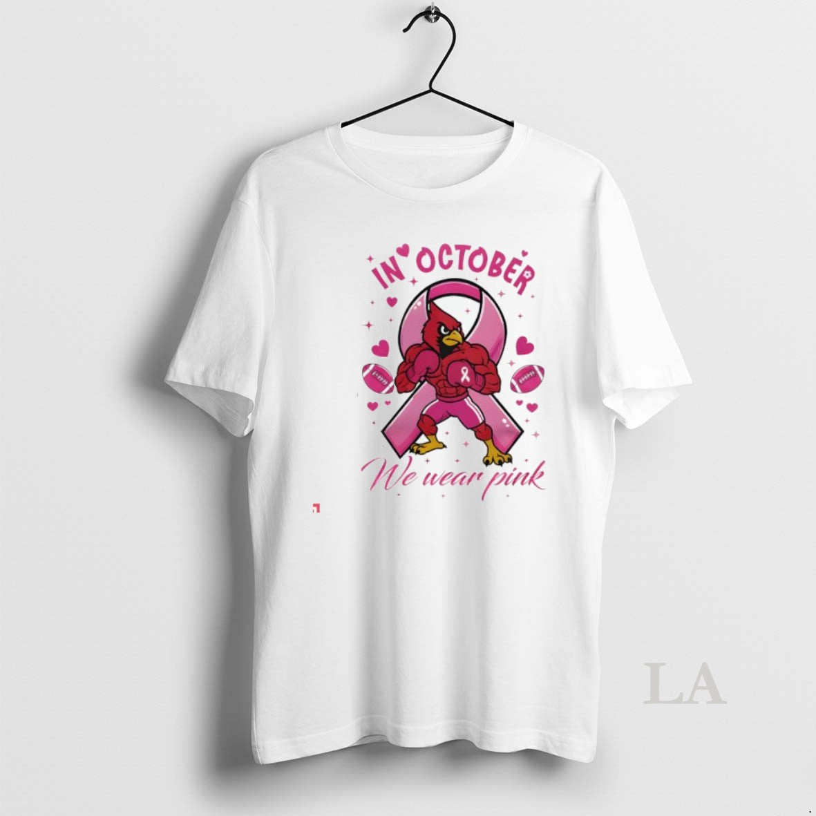 Original Louisville Cardinals Tackle Cancer Win - Adult & Kids T-Shirts, Sweatshirts & Hoodies apparel design preview 1