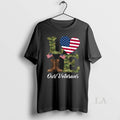 Original Love Our Veterans Usa Flag Heart Patriotic - Adult & Kids T-Shirts, Sweatshirts & Hoodies apparel design preview 1