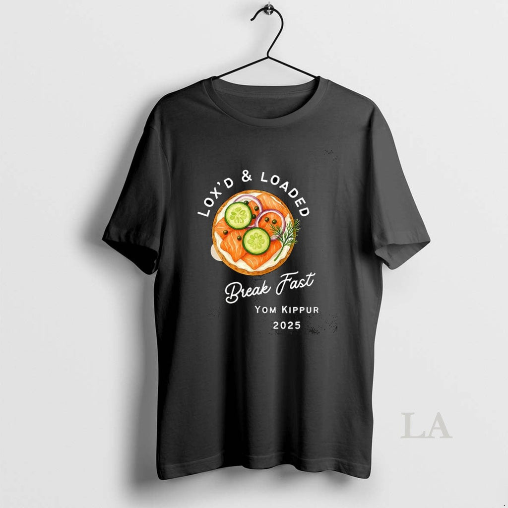Original Loxd And Loaded Yom Kippur Bagel Humor 2025 - Adult & Kids T-Shirts, Sweatshirts & Hoodies apparel design preview 1