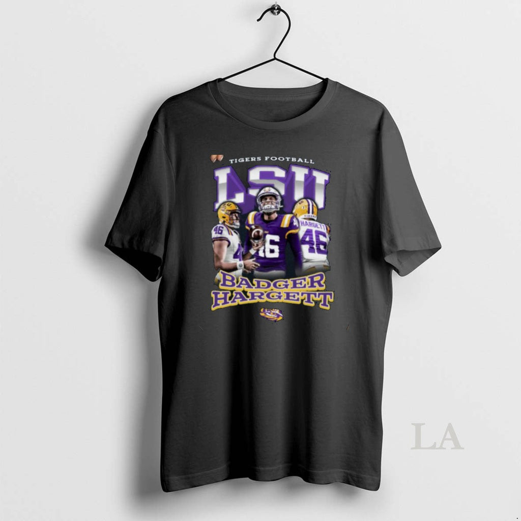 Original Lsu Football Badger Hargett Retro 90s - Adult & Kids T-Shirts, Sweatshirts & Hoodies apparel design preview 1
