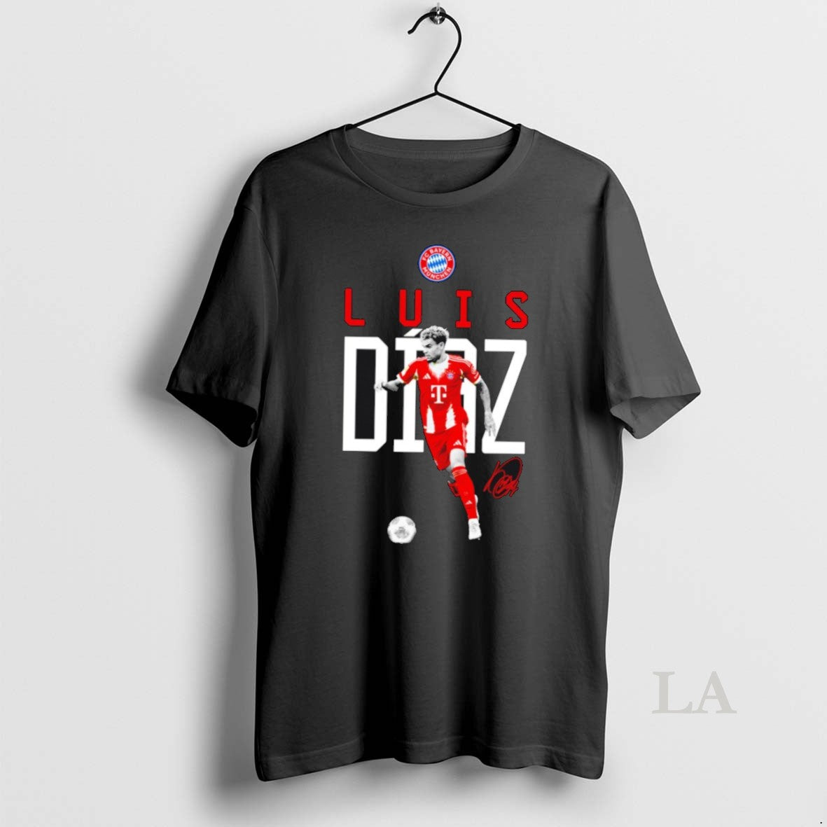 Original Luis Diaz Bayern Munchen Fc Signature - Adult & Kids T-Shirts, Sweatshirts & Hoodies apparel design preview 1