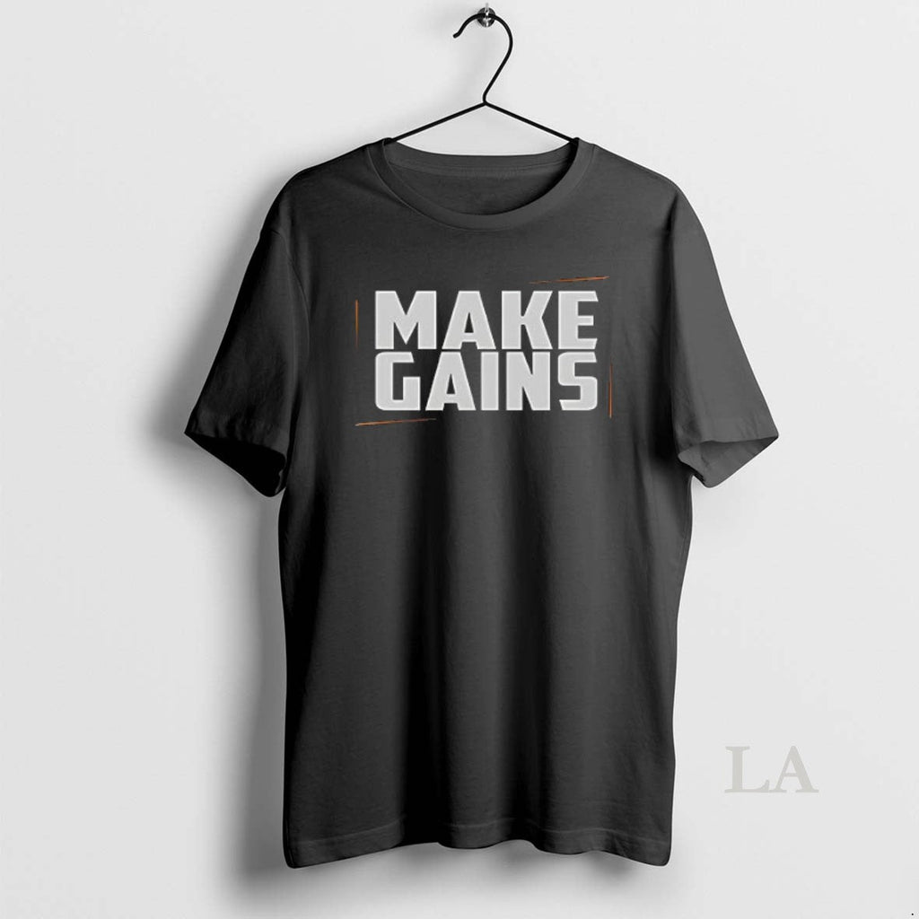 Original Make Gains Gym - Adult & Kids T-Shirts, Sweatshirts & Hoodies apparel design preview 1