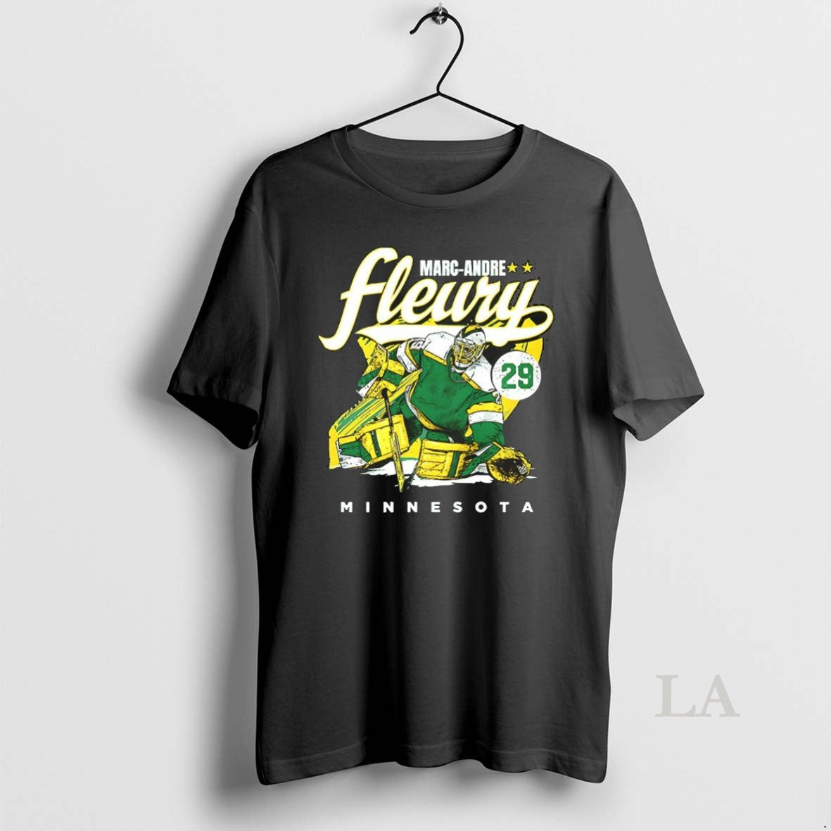 Original Marc Andre Fleury Minnesota Wild Hockey 2025 - Adult & Kids T-Shirts, Sweatshirts & Hoodies apparel design preview 1