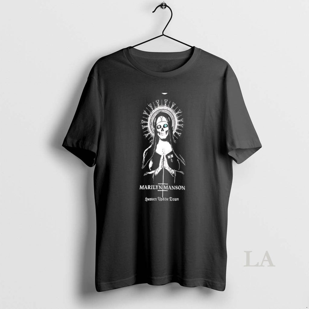 Original Marilyn Manson Heaven Upside Down - Adult & Kids T-Shirts, Sweatshirts & Hoodies apparel design preview 1