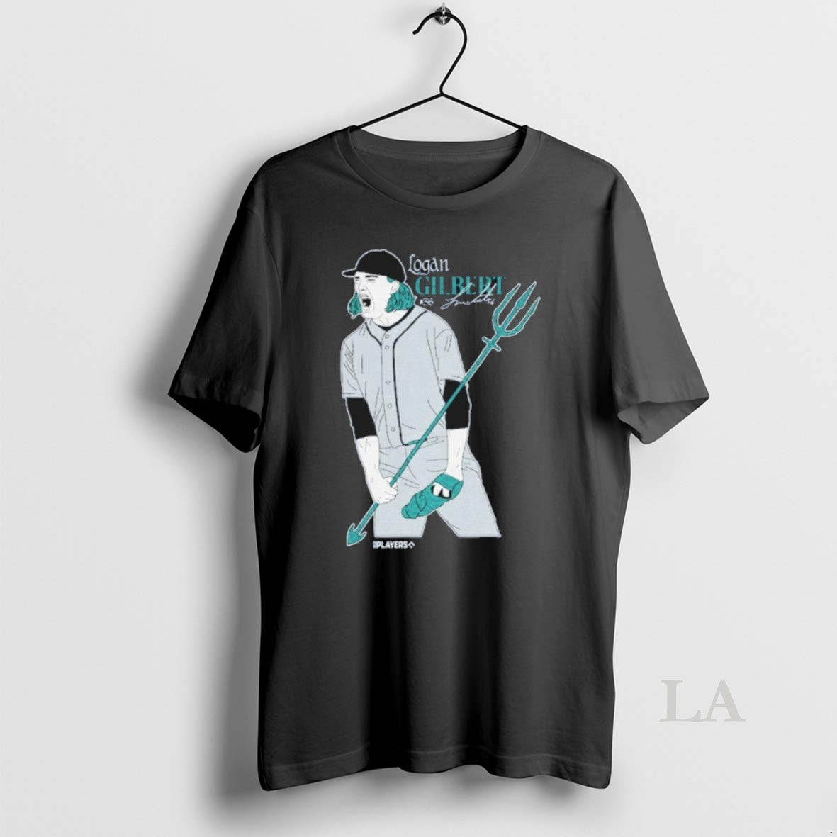 Original Mariners Logan Gilbert Trident Postseason - Adult & Kids T-Shirts, Sweatshirts & Hoodies apparel design preview 1