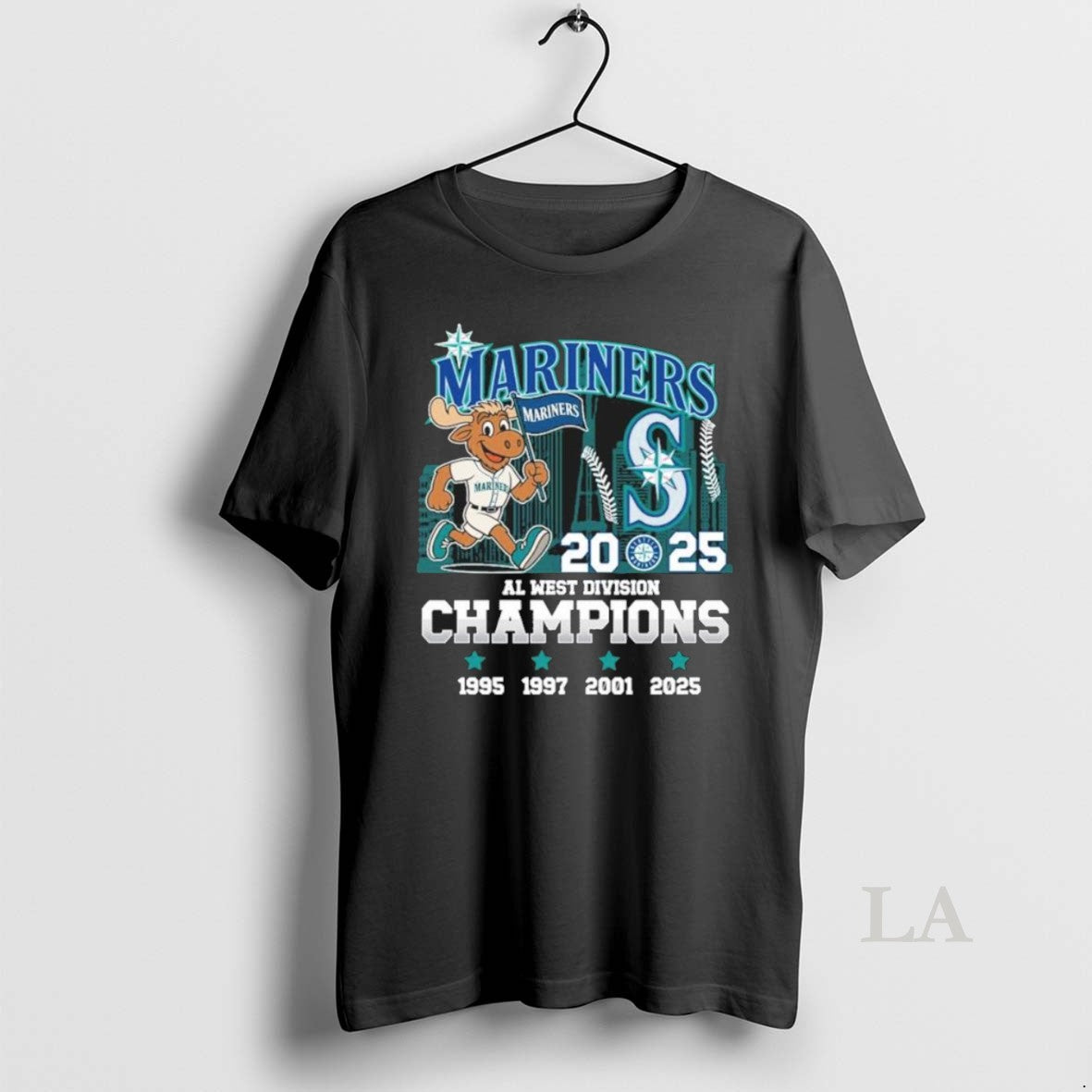 Original Mariners Mascot Parade Al West Champions - Adult & Kids T-Shirts, Sweatshirts & Hoodies apparel design preview 1
