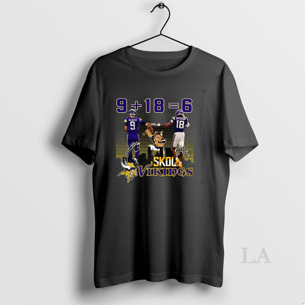 Original Mccarthy And Jefferson 9186 Skol Vikings - Adult & Kids T-Shirts, Sweatshirts & Hoodies apparel design preview 1