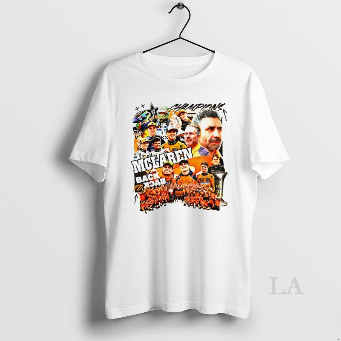 Original Mclaren Racing Wins 2025 Formula 1 World - Adult & Kids T-Shirts, Sweatshirts & Hoodies apparel design preview 1