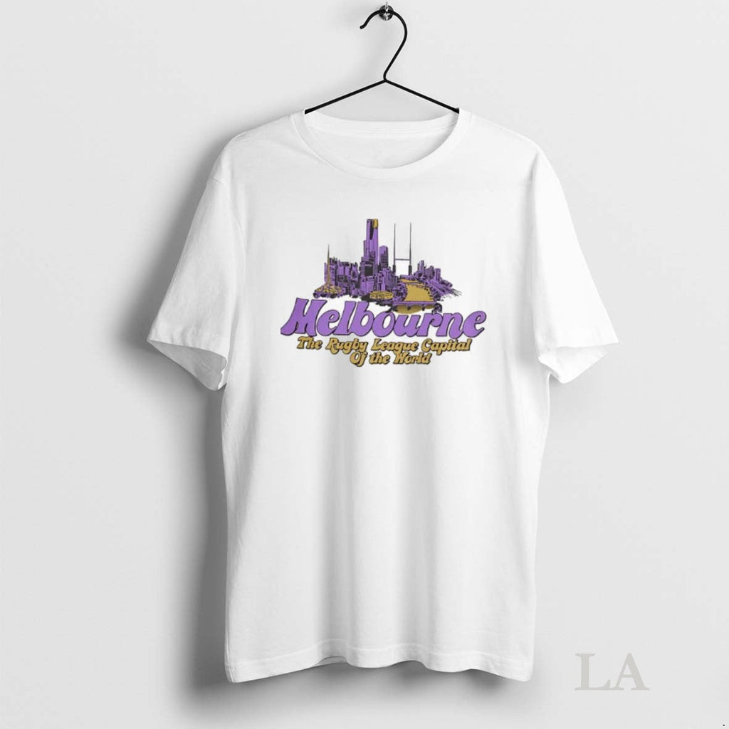 Original Melbourne The Rugby League Capital Of World - Adult & Kids T-Shirts, Sweatshirts & Hoodies apparel design preview 1