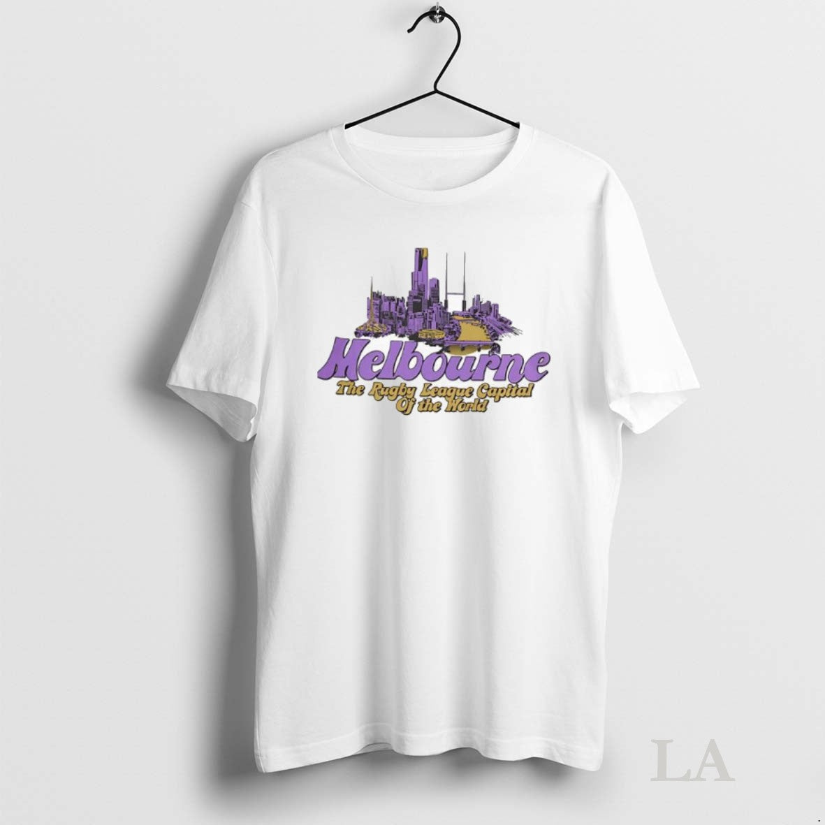 Original Melbourne The Rugby League Capital Of World - Adult & Kids T-Shirts, Sweatshirts & Hoodies apparel design preview 1