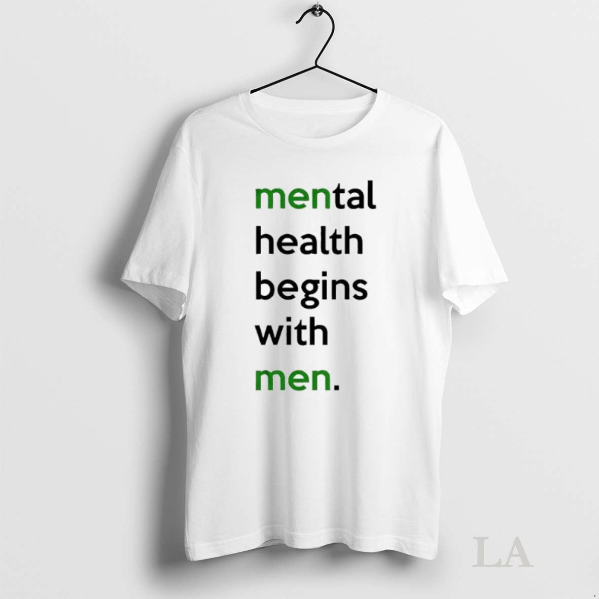 Original Mental Health Begins With Men - Adult & Kids T-Shirts, Sweatshirts & Hoodies apparel design preview 1