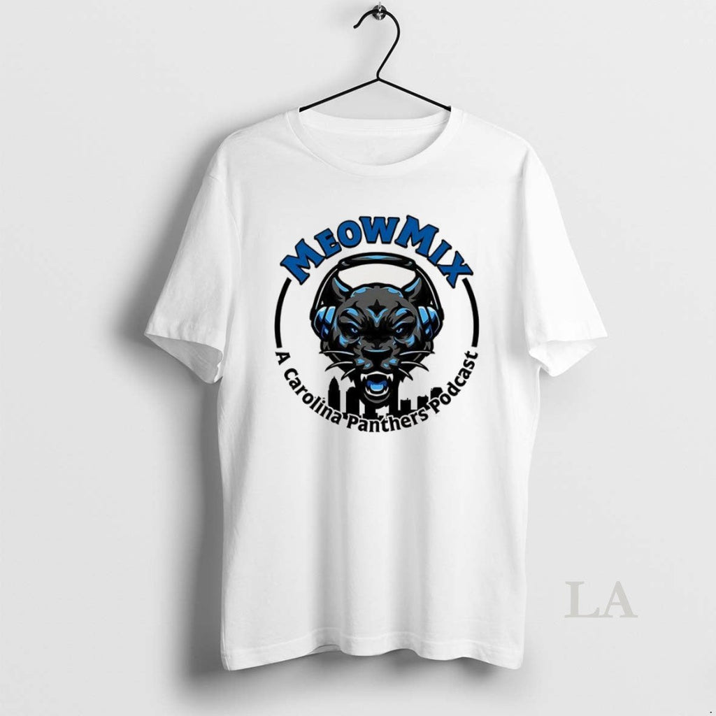 Original Meow Mix A Carolina Panthers Podcast - Adult & Kids T-Shirts, Sweatshirts & Hoodies apparel design preview 1