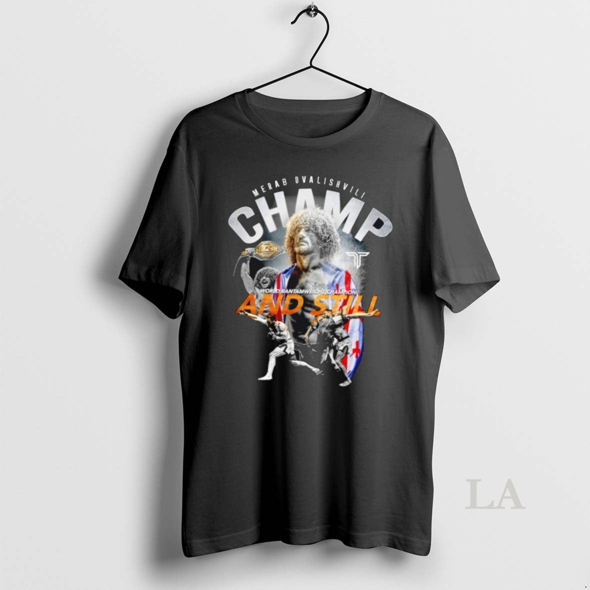 Original Merab Dvalishvili And Still World - Adult & Kids T-Shirts, Sweatshirts & Hoodies apparel design preview 1
