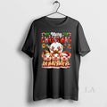 Original Merry Christmas Three Santa Reindeer Elf - Adult & Kids T-Shirts, Sweatshirts & Hoodies apparel design preview 1
