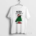 Original Merry F Caw Funny Christmas Ornaments - Adult & Kids T-Shirts, Sweatshirts & Hoodies apparel design preview 1